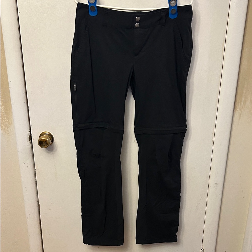 Columbia Black Convertible Hiking Pants Size 10 - Picture 1 of 7